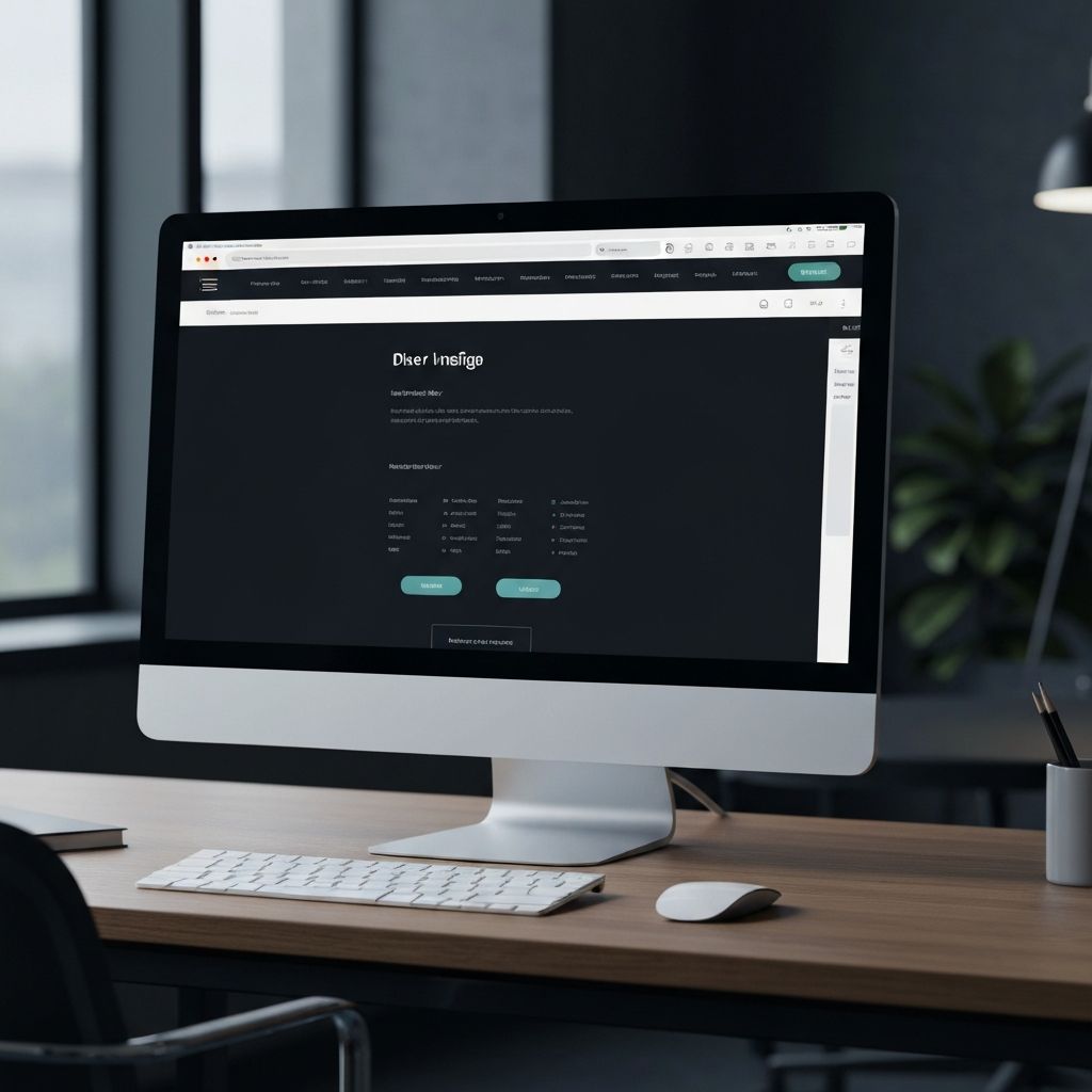 Professional business website design establishing trust and credibility online